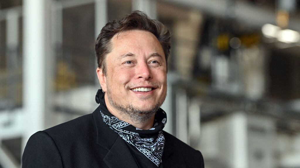 13 August 2021, Brandenburg, Grünheide: Elon Musk, Tesla CEO, stands in the foundry of the Tesla Gigafactory during a press event. The first vehicles are scheduled to roll off the production line in Grünheide near Berlin from the end of 2021. The US company plans to build around 500,000 units of the compact Model 3 and Model Y series here each year. Photo: Patrick Pleul/dpa-Zentralbild/ZB (Photo by Patrick Pleul/picture alliance via Getty Images)