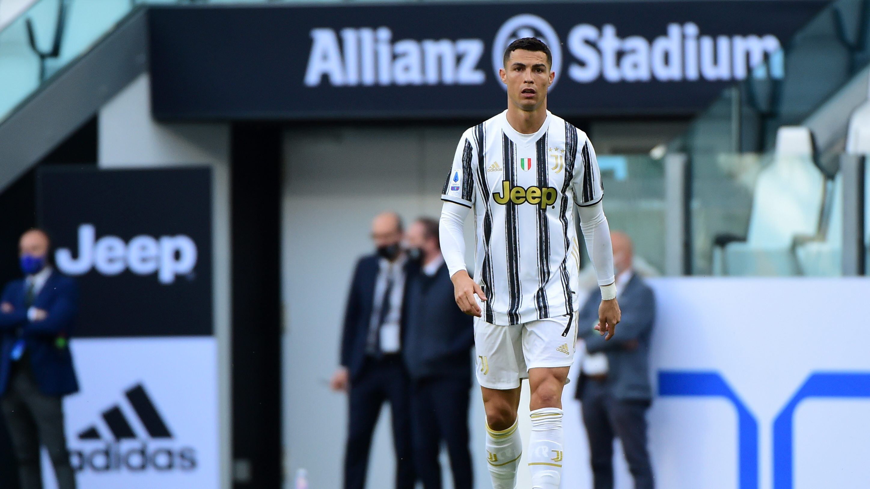 TORINO, ITALY - MAY 15: Cristiano Ronaldo of Juventus disappointed during the Serie A match between Juventus and FC Internazionale at Allianz Stadium on May 15, 2021 in Turin Italy. (Photo by Pier Marco Tacca/Anadolu Agency via Getty Images)