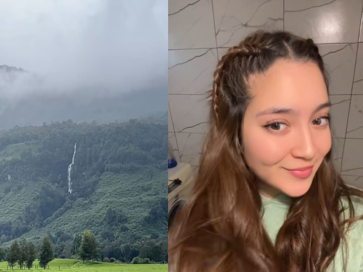 “Es, no sé... Inigualable”: tiktoker extranjera queda impresionada por la belleza del sur de Chile