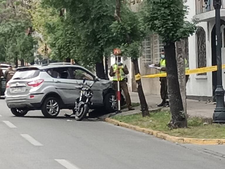 Carabinero muere en accidente de tránsito en Providencia