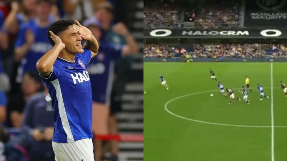 Marcelino Núñez anota dos golazos en Inglaterra y el segundo fue desde mitad de cancha: ¡una locura!
