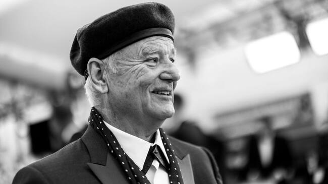 HOLLYWOOD, CALIFORNIA - MARCH 27: (EDITORS NOTE: Image has been converted to black and white) Bill Murray attends the 94th annual Academy Awards at Hollywood and Highland on March 27, 2022 in Hollywood, California. (Photo by Emma McIntyre/Getty Images)