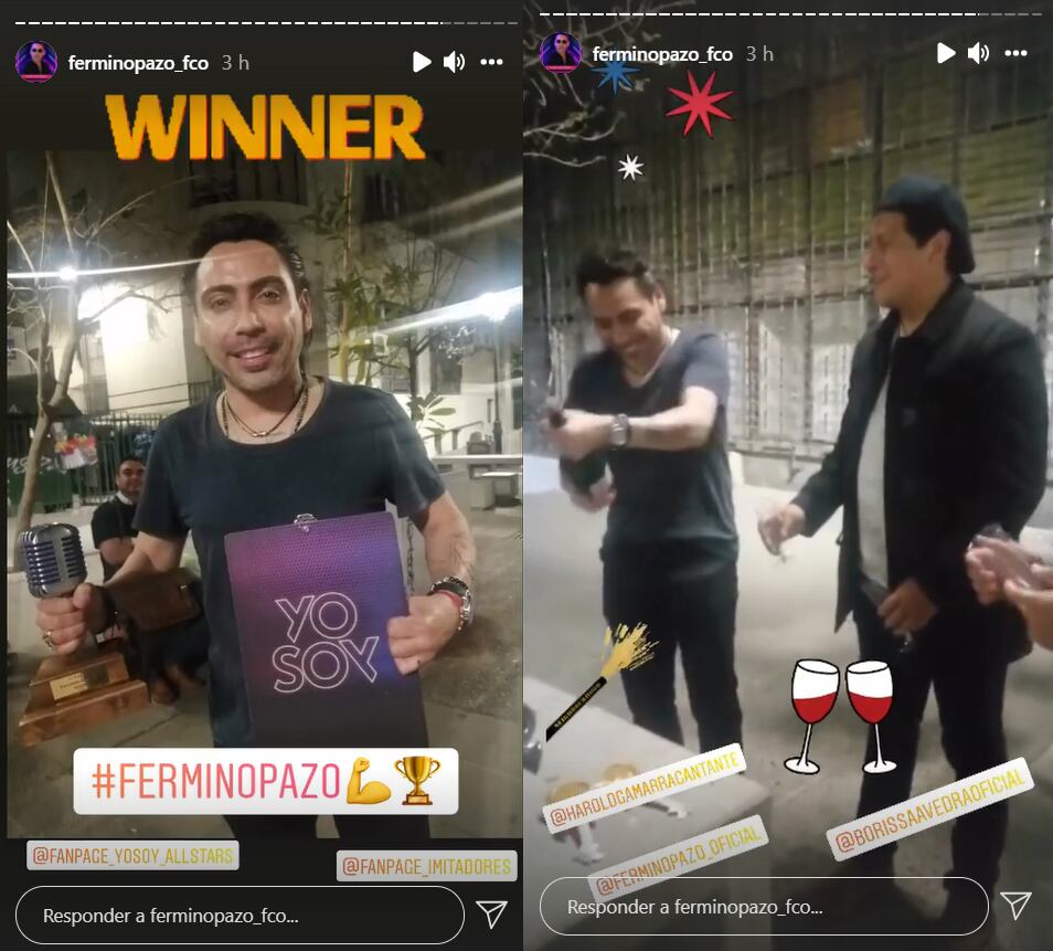 Imitador de Marc Anthony reaccionó en redes tras su triunfo en Yo Soy All Stars