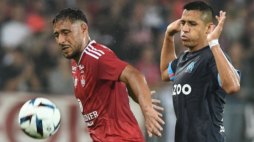 alexis sánchez, Olympique de Marsella, brest, ligue 1, francia,