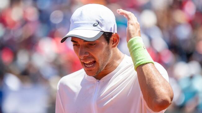 Cristian Garin cae en la primera ronda de Río de Janeiro ante un consistente Pedro Martínez