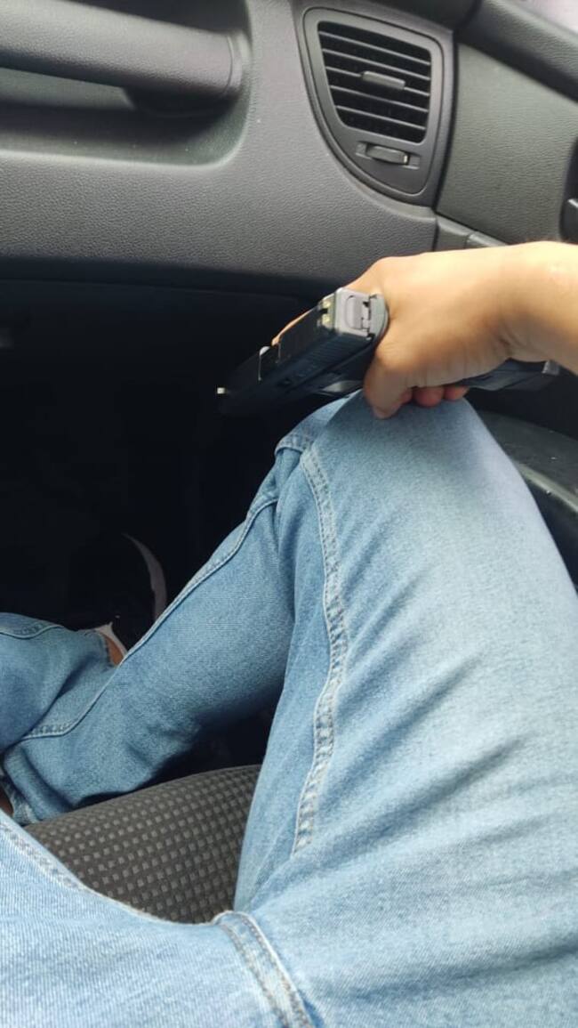 Una imagen enviada por los antisociales. / Cedida.