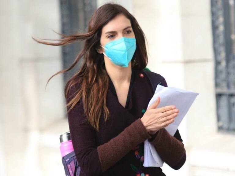 27 de Agosto de 2021 / SANTIAGO Convención Constitucional, llegada de convencionales y actividades de las comisiones
En la foto: Bárbara Sepulveda
FOTO: DIEGO MARTIN / AGENCIAUNO