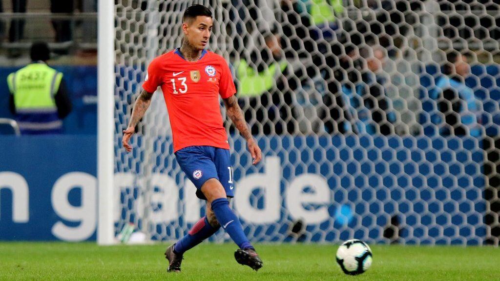 3 de julio del 2019/ PORTO ALEGRE Erick Pulgar, durante el partido valido por semifinal de la Copa America 2019, disputado entre los equipos de Chile vs Peru, jugado en el Estadio Arena Do Gremio.
FOTO:RODRIGO SAENZ/AGENCIAUNO