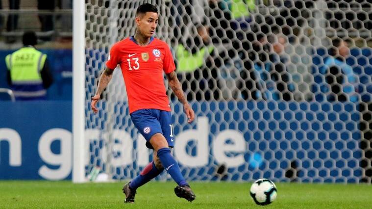 3 de julio del 2019/ PORTO ALEGRE Erick Pulgar, durante el partido valido por semifinal de la Copa America 2019, disputado entre los equipos de Chile vs Peru, jugado en el Estadio Arena Do Gremio.
FOTO:RODRIGO SAENZ/AGENCIAUNO