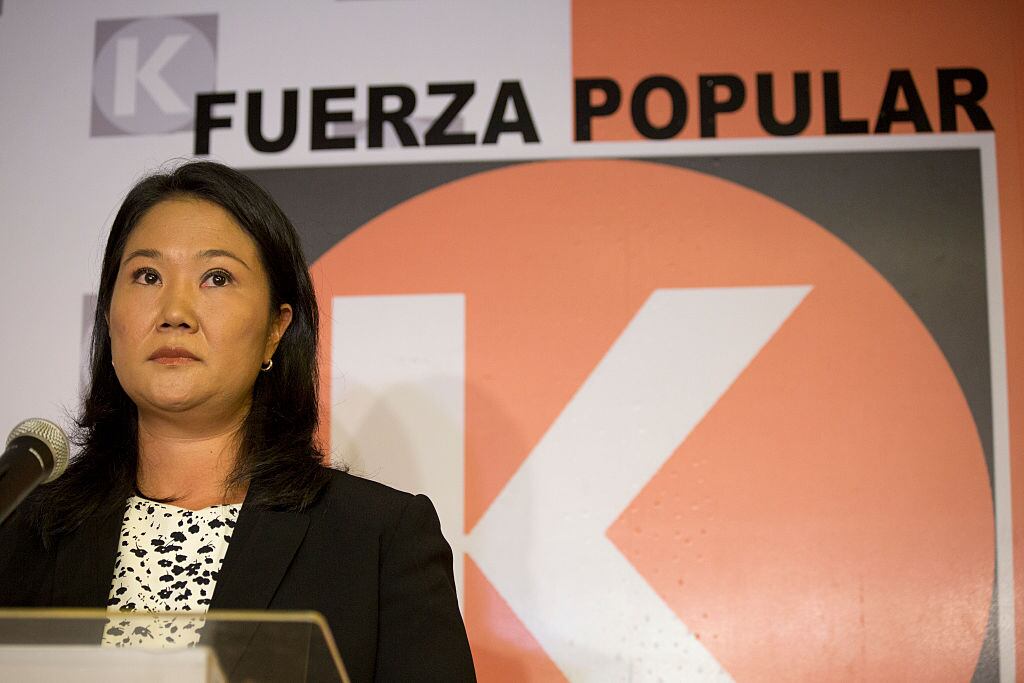 La presidenciable peruana Keiko Fujimori