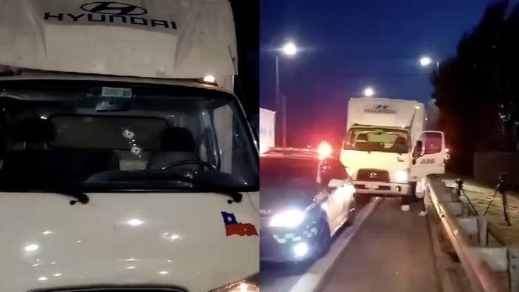 Condujo hasta bencinera para pedir ayuda: qué se sabe del camionero baleado durante intento de robo en Costanera Norte