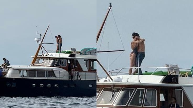 Las imágenes que confirmarían romance entre Katy Perry y Justin Trudeau: fueron captados besándose en un yate