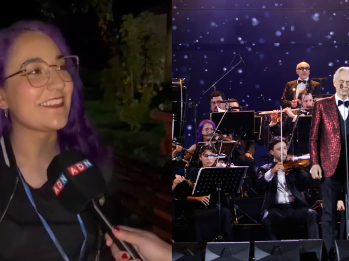 “Fue muy emocionante”: habla la violinista chilena que se llevó las miradas del público durante presentación de Andrea Bocelli en Viña 2024