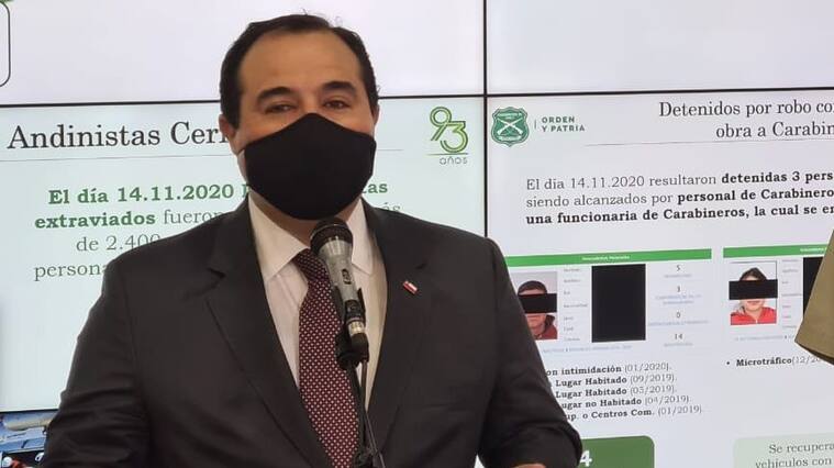 Subsecretario del Interior por homicidio de carabinero Nain