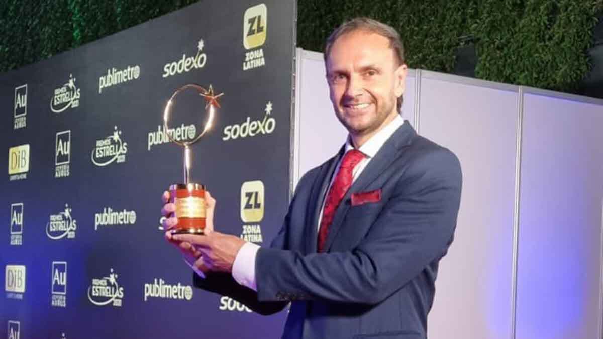 Rodrigo Sepúlveda en los Premios Estrellas