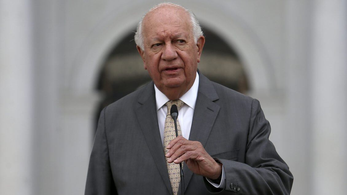 08 de Abril de 2019/SANTIAGO  El ex Presidente de la Republica,Ricardo Lagos, emite unas palabras al termino de  la primera reunin del Comit Asesor de Alto Nivel de la conferencia de cambio climtico COP 25.
FOTO: CRISTOBAL ESCOBAR/AGENCIAUNO