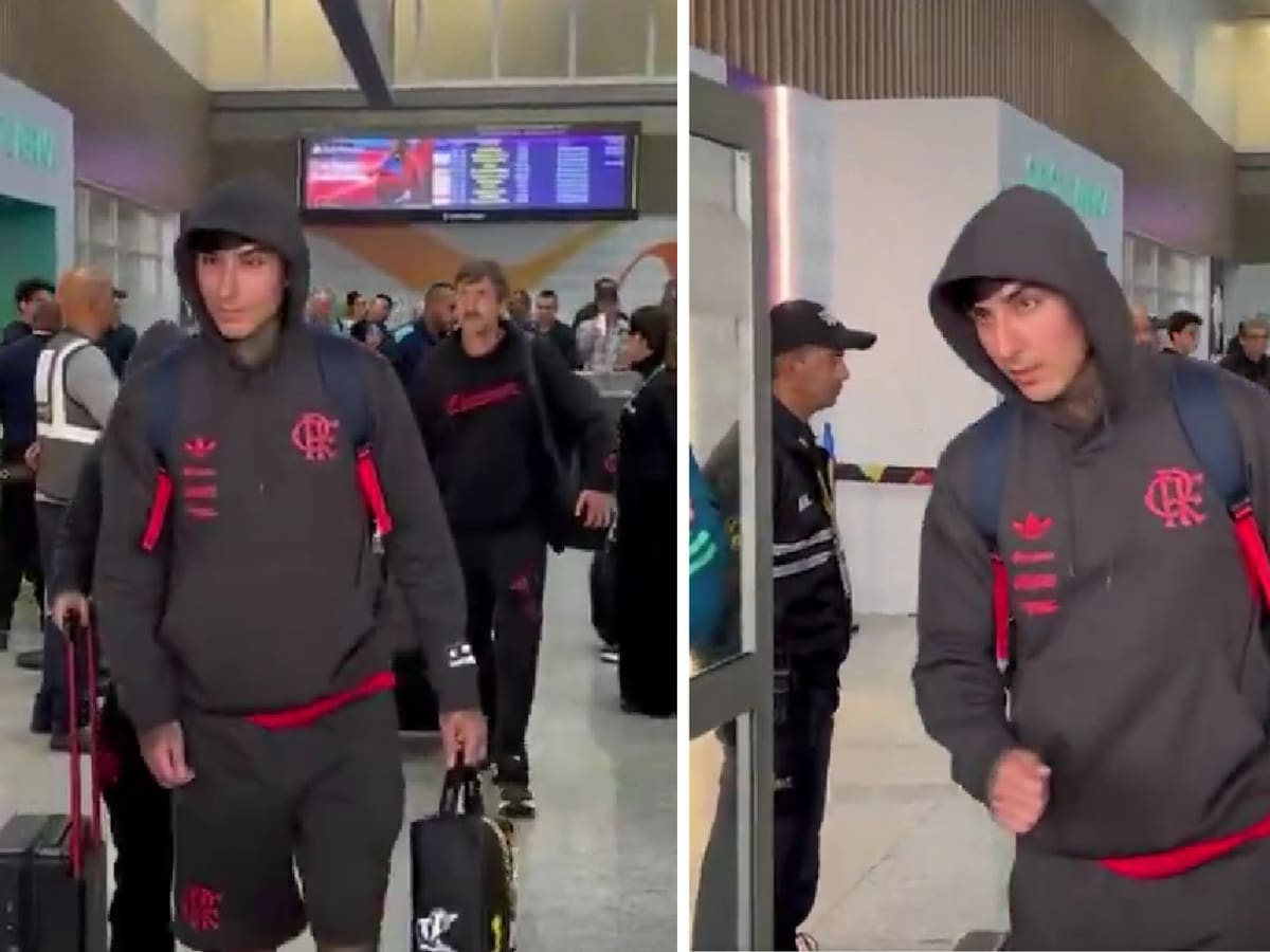 Erick Pulgar vuelve a Brasil tras avanzar a la final de la Libertadores y así lo reciben los hinchas de Flamengo: “Jugaste como...”