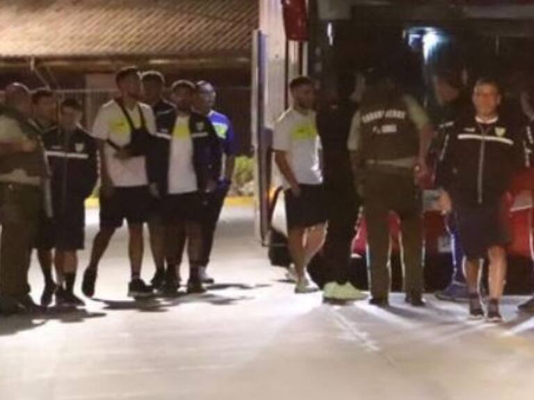 Jugador de Barnechea es detenido por agredir al jefe de seguridad de Santa Cruz