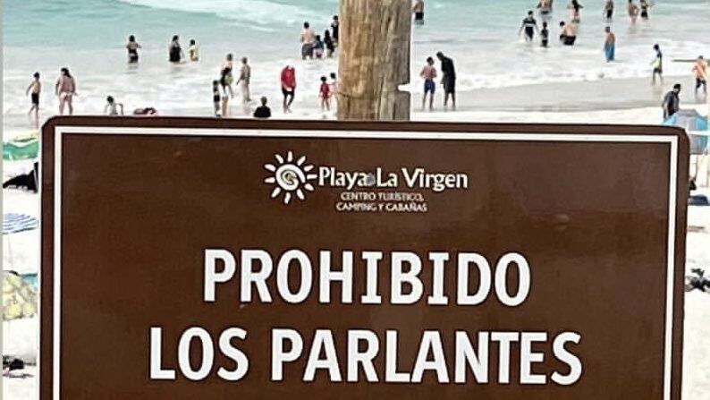 En las playas de Caldera están prohibidos los parlantes