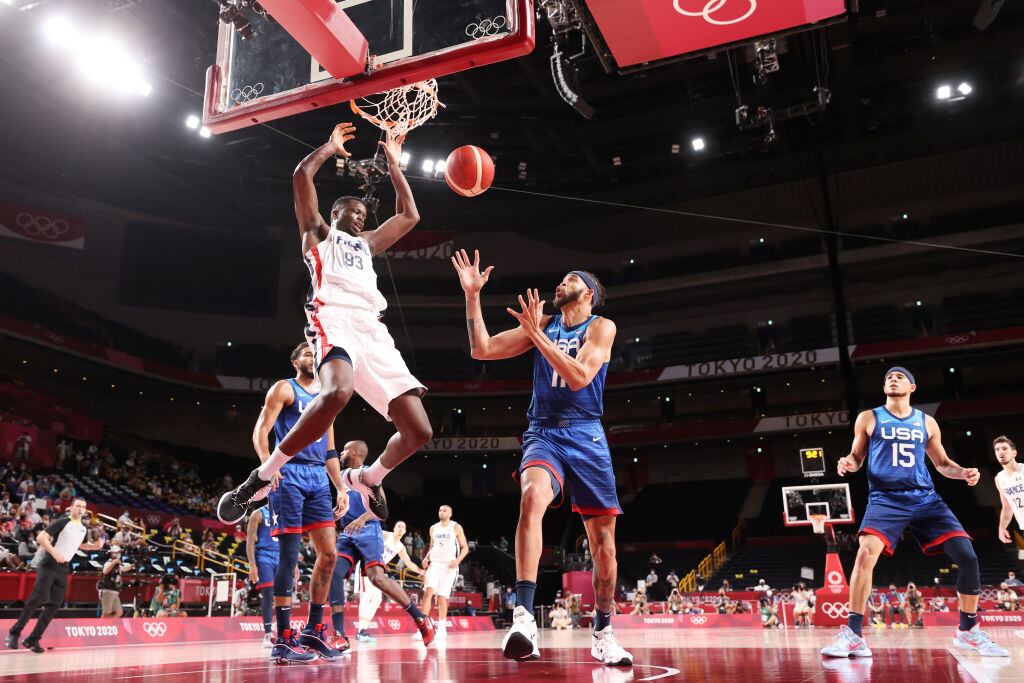 Francia sorprendió al mundo y venció a Estados Unidos en el básquetbol de los Juegos Olímpicos