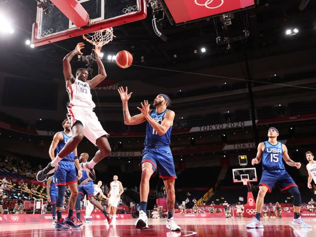 Francia sorprendió al mundo y venció a Estados Unidos en el básquetbol de los Juegos Olímpicos