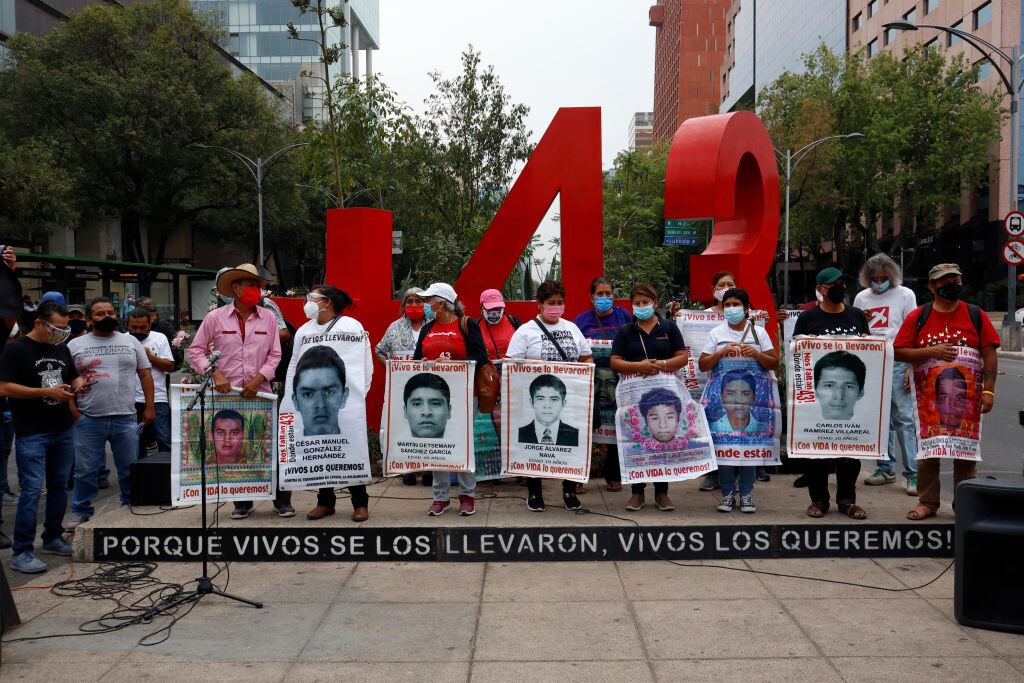 Homenaje a los 43 estudiantes desaparecidos de Ayotzinapa