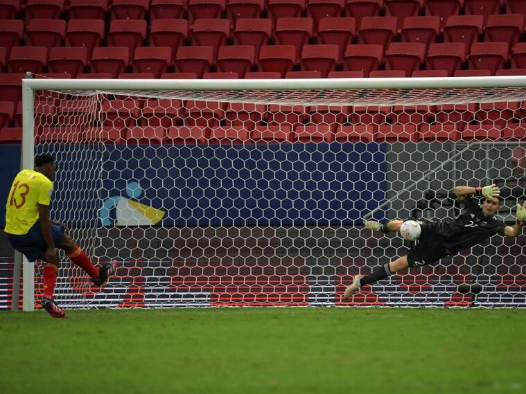 Yerry Mina recordó la tanda de penales vs Argentina en Copa América