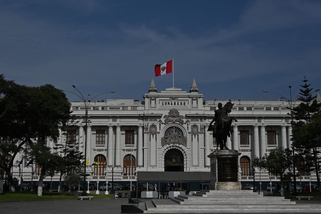 La sede del Congreso de Perú en la ciudad de Lima