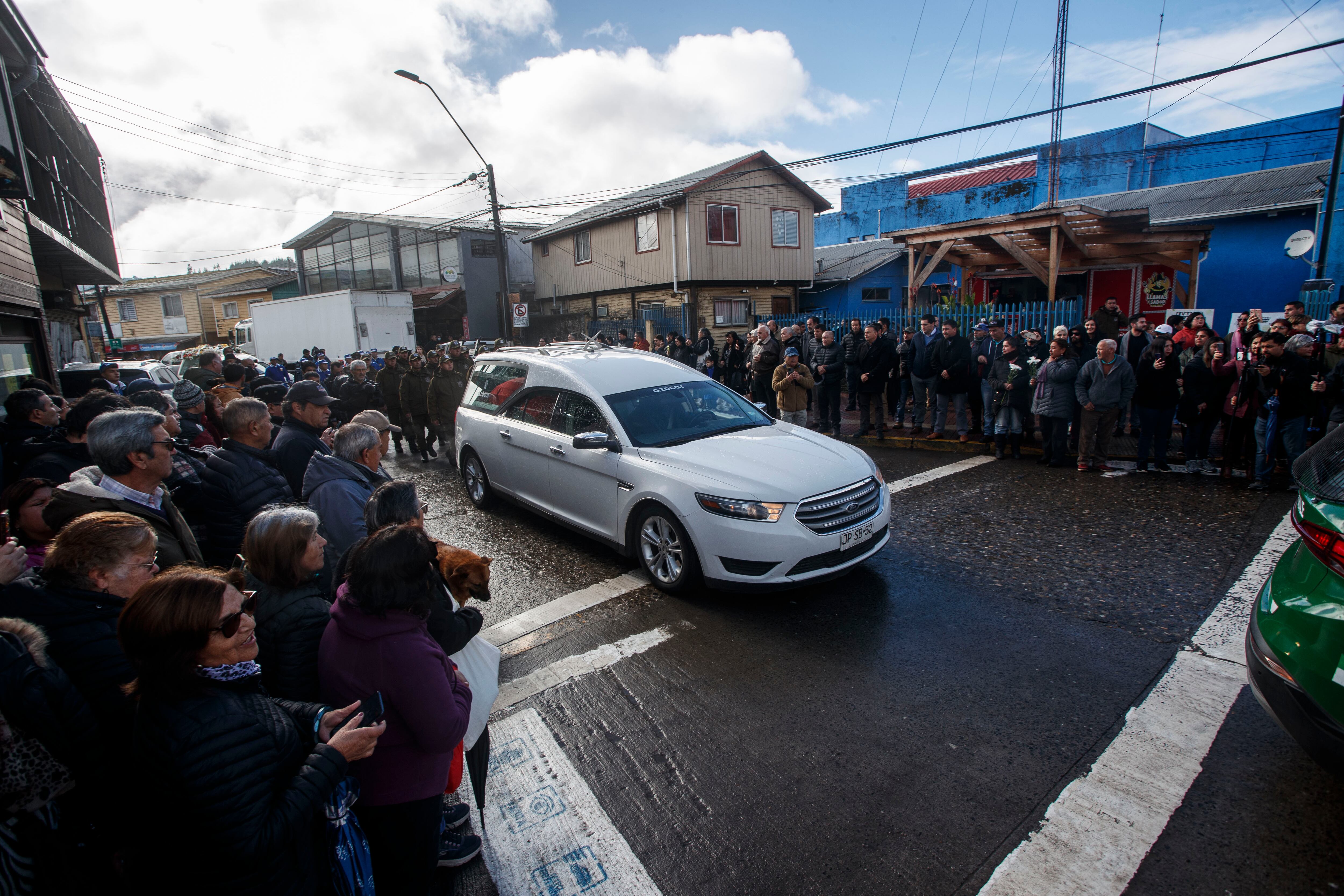 Agencia Uno | El funeral del suboficial mayor de Carabineros Misael Vidal