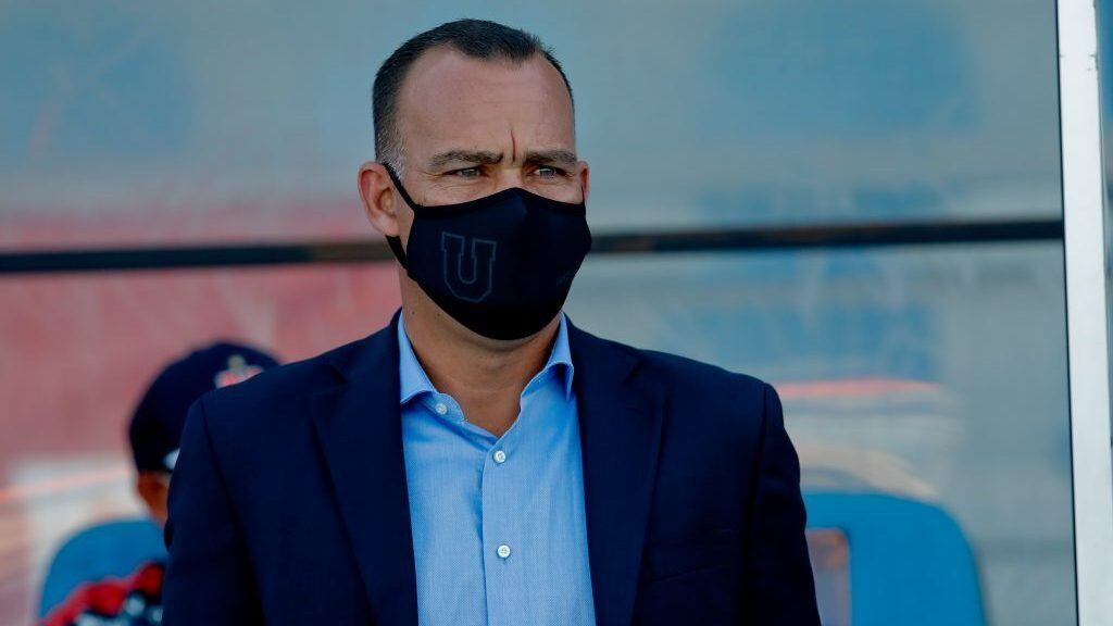 3 de Abril del 2021/RANCAGUAEl Director Tecnico de Universidad de Chile Rafael Dudamel() ,durante el partido valido por la Segunda fecha del Campeonato Nacional AFP PlanVital 2021, entre Universidad de Chile vs Huachipato, disputado en el Estadio el Teniente.
FOTO:FRANCISCO LONGA/AGENCIAUNO