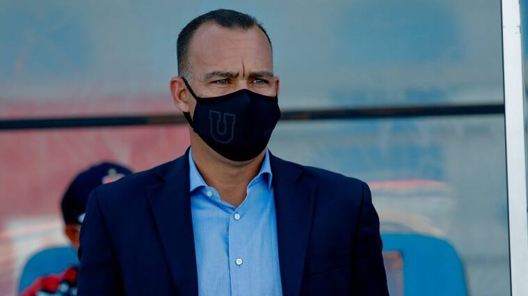 3 de Abril del 2021/RANCAGUAEl Director Tecnico de Universidad de Chile Rafael Dudamel() ,durante el partido valido por la Segunda fecha del Campeonato Nacional AFP PlanVital 2021, entre Universidad de Chile vs Huachipato, disputado en el Estadio el Teniente.
FOTO:FRANCISCO LONGA/AGENCIAUNO