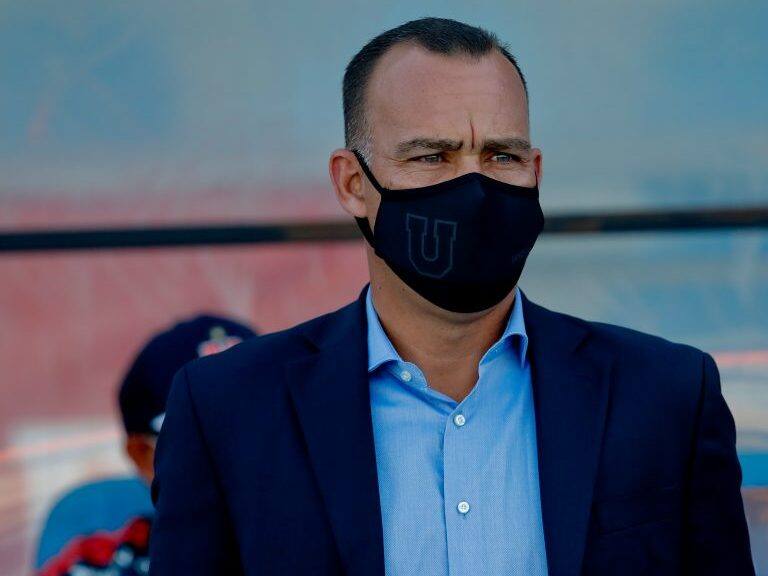 3 de Abril del 2021/RANCAGUAEl Director Tecnico de Universidad de Chile Rafael Dudamel() ,durante el partido valido por la Segunda fecha del Campeonato Nacional AFP PlanVital 2021, entre Universidad de Chile vs Huachipato, disputado en el Estadio el Teniente.
FOTO:FRANCISCO LONGA/AGENCIAUNO
