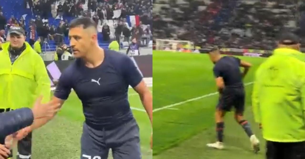 Alexis Sánchez protagoniza noble gesto con un niño en Francia pero recibe una mala reacción de los hinchas