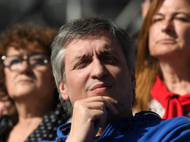 El diputado argentino Máximo Kirchner en un acto en Buenos Aires