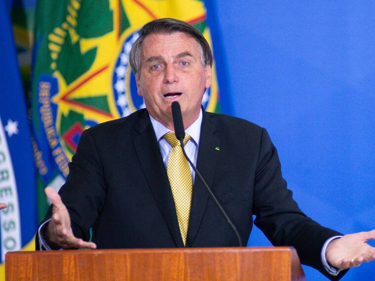 El ultraderechista Jair Bolsonaro en un acto oficial en Brasilia
