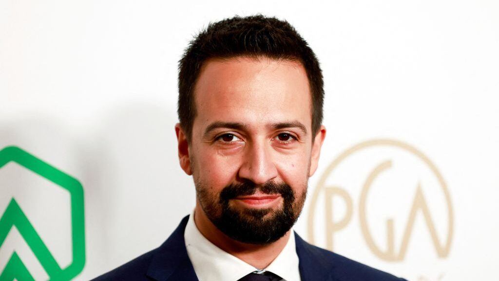 US director-producer Lin-Manuel Miranda arrives for the 33rd Annual Producers Guild Awards at the Fairmont Century Plaza in Los Angeles on March 19, 2022. (Photo by Michael Tran / AFP) (Photo by MICHAEL TRAN/AFP via Getty Images)