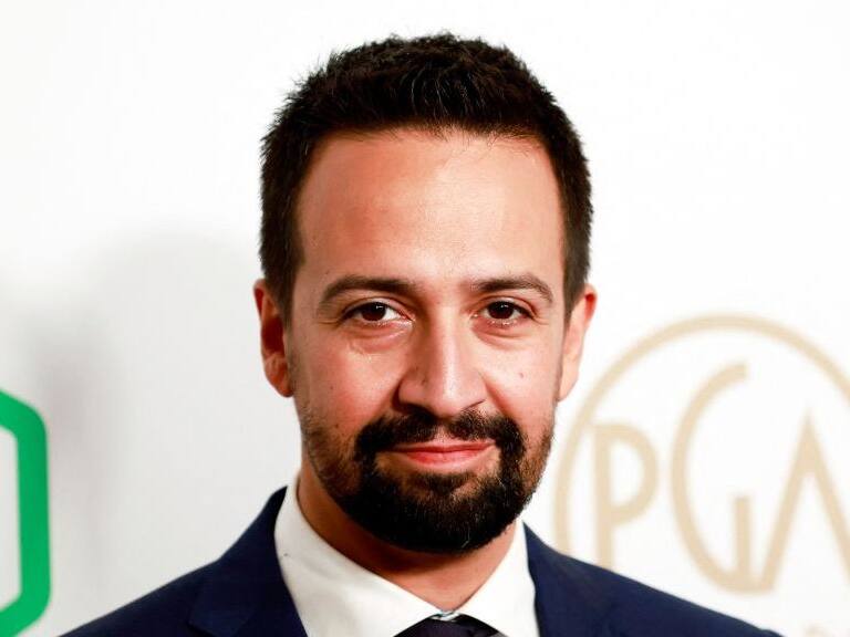 US director-producer Lin-Manuel Miranda arrives for the 33rd Annual Producers Guild Awards at the Fairmont Century Plaza in Los Angeles on March 19, 2022. (Photo by Michael Tran / AFP) (Photo by MICHAEL TRAN/AFP via Getty Images)