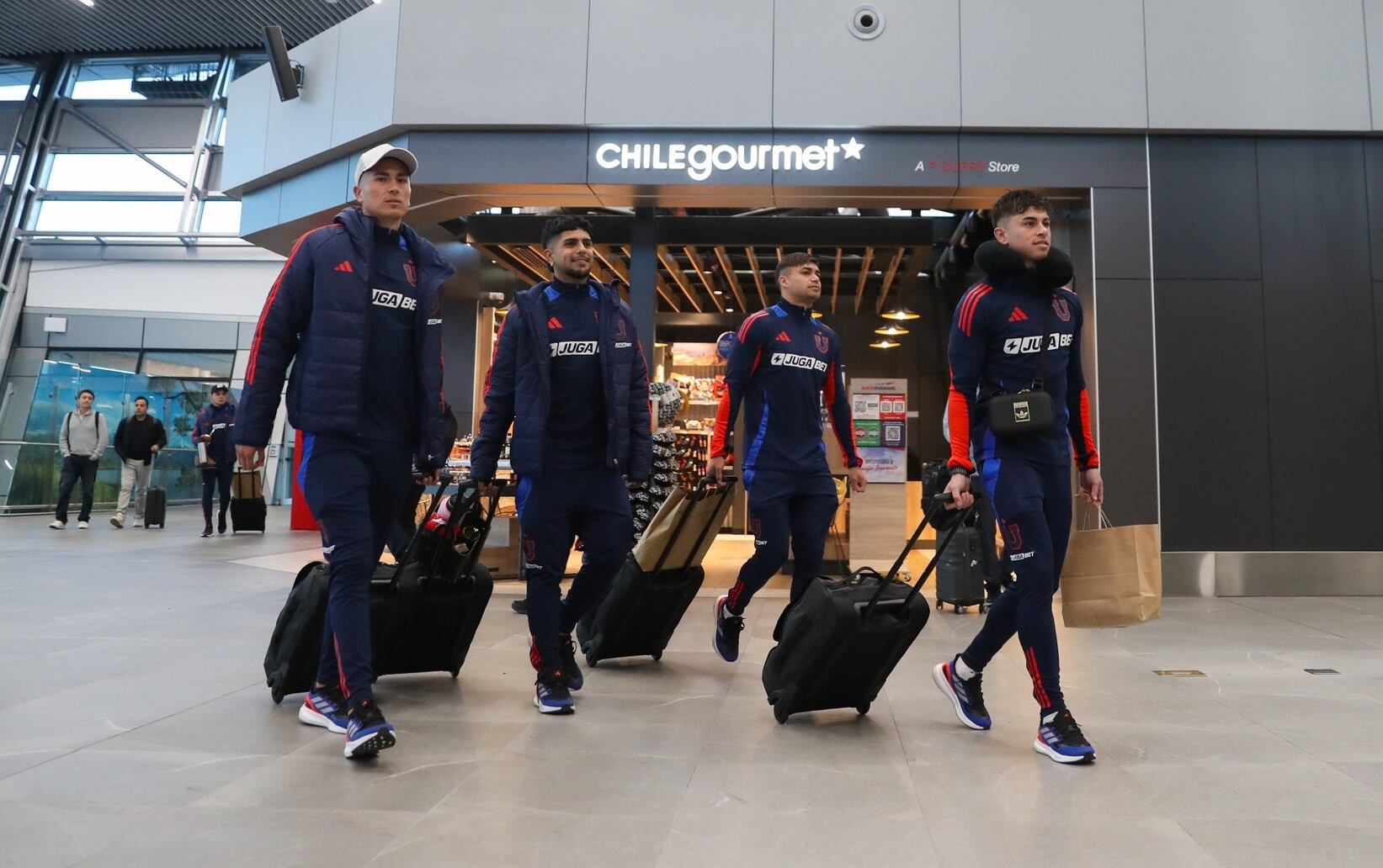 Un largo periplo de la U para visitar Venezuela por Copa Libertadores | X: Universidad de Chile