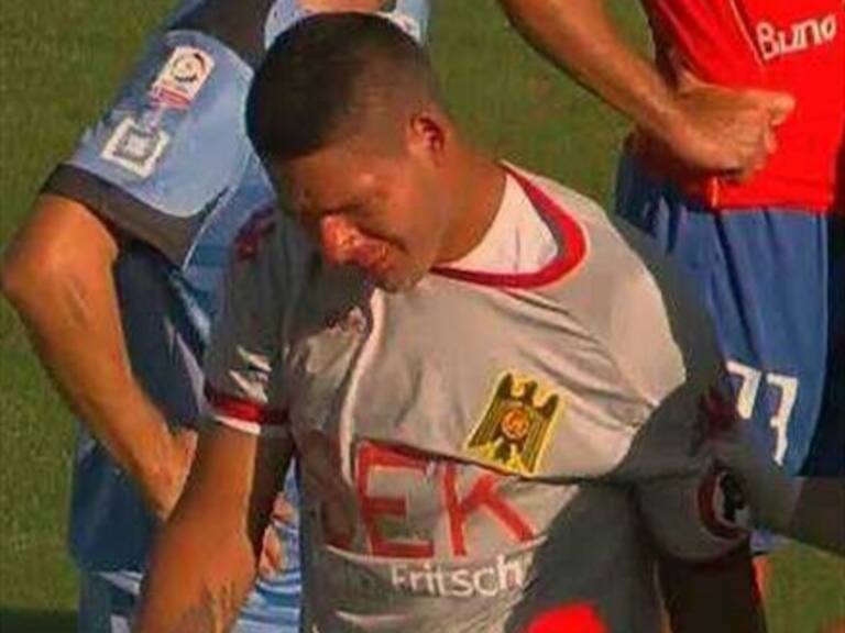 Arquero de Unión y fractura nasal: «Perdí tres dientes y me enderezaron la nariz en la cancha»