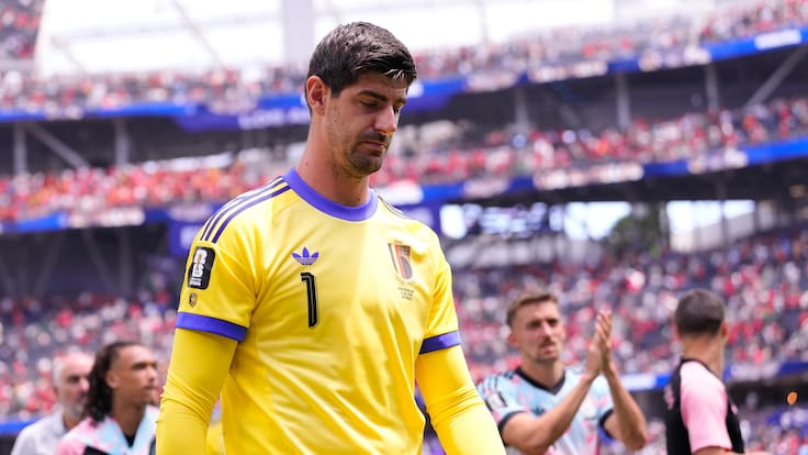 Courtois explica su cambio ante España y apunta a su DT tras la eliminación de Bélgica: “Quería seguir”
