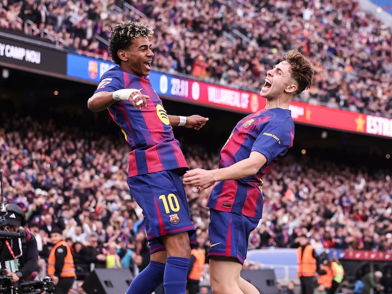 Lamine Yamal lideró el triunfazo del Barcelona sobre el Villarreal | Getty Images
