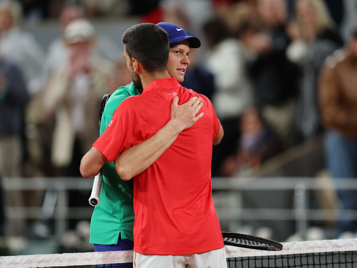 Jannik Sinner no da pie a la reacción de Djokovic y se da cita en la “final soñada” de Roland Garros