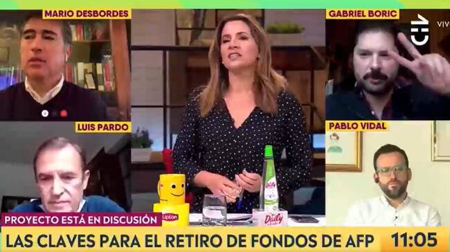 Boric se retiró de "Contigo en la mañana"