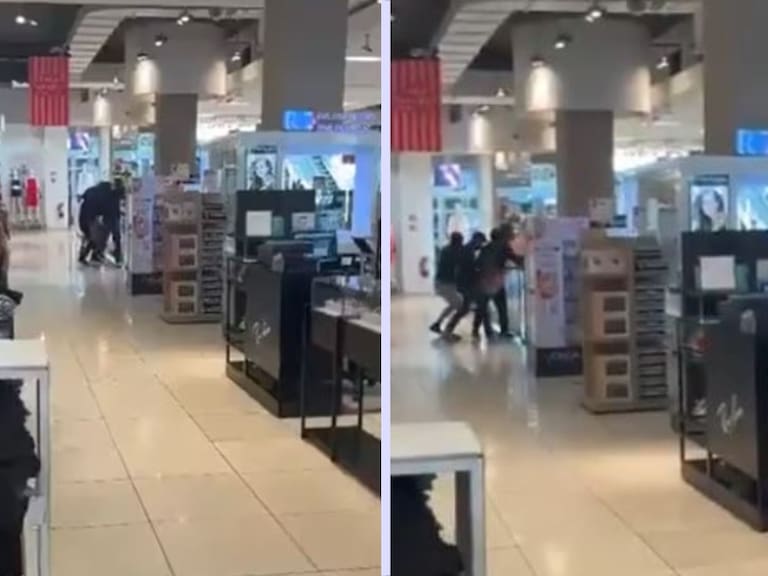 Las impactantes imágenes de la balacera al interior de una tienda en el Mall Arauco Maipú