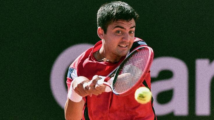 Barrios dilapida cinco puntos de set y queda fuera en la qualy de Madrid