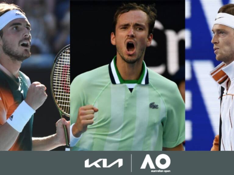 Medvedev y Tsitsipas avanzaron a octavos del Abierto de Australia: Rublev sufrió sorpresiva eliminación