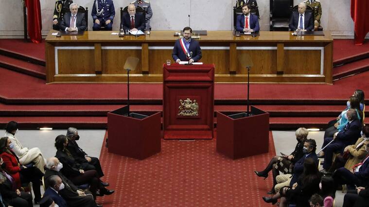 01 DE JUNIO DE 2022/VALPARAISOEl Presidente Gabriel Boric realiza su Cuenta Pública Presidencial en el Congreso Nacional.
FOTO: LEONARDO RUBILAR CHANDIA/AGENCIAUNO