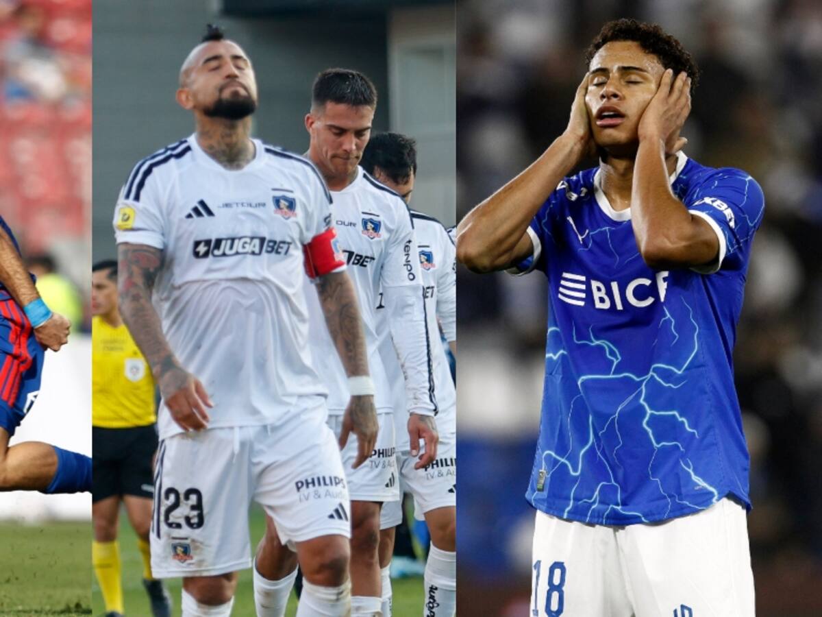 Colo Colo, la U y la UC, fuera de la Copa de la Liga: ¿cuándo fue la última vez que quedaron eliminados en fase de grupos de un torneo en Chile ?