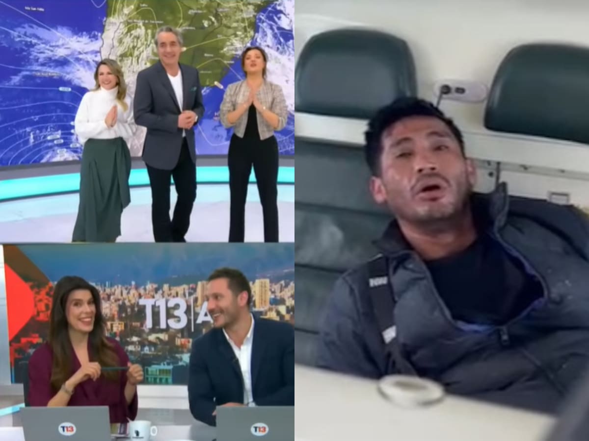 “Menos mal que no son...”: La coqueta broma de rostro de Canal 13 tras rescate del “Chino” y parvularias en el Cajón del Maipo