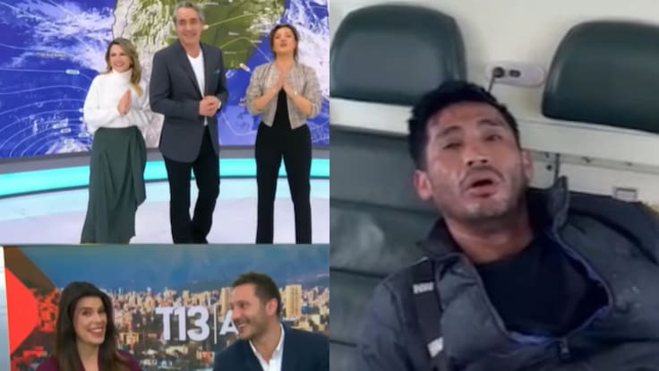 “Menos mal que no son...”: La coqueta broma de rostro de Canal 13 tras rescate del “Chino” y parvularias en el Cajón del Maipo